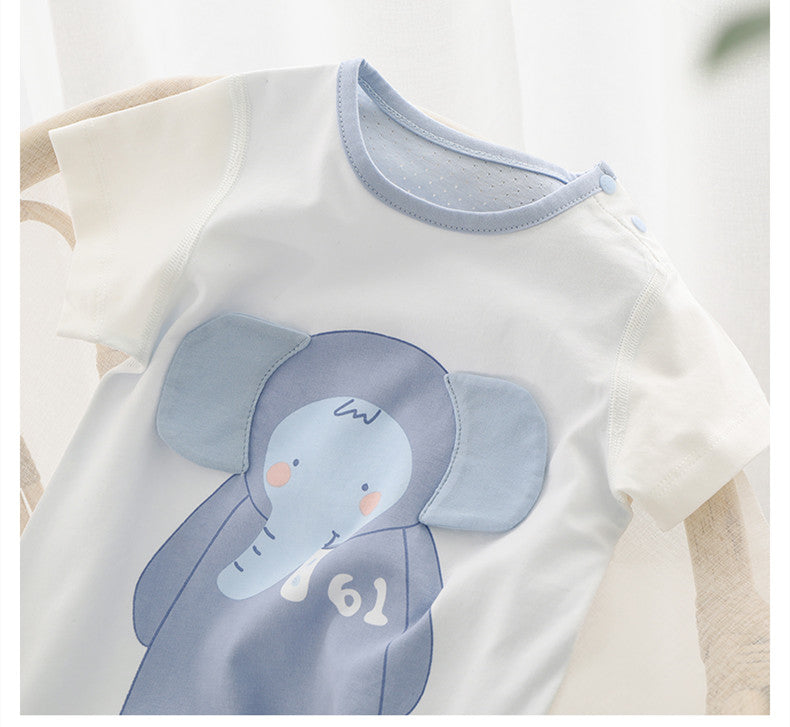 Baby Short-Sleeve Summer Onesie