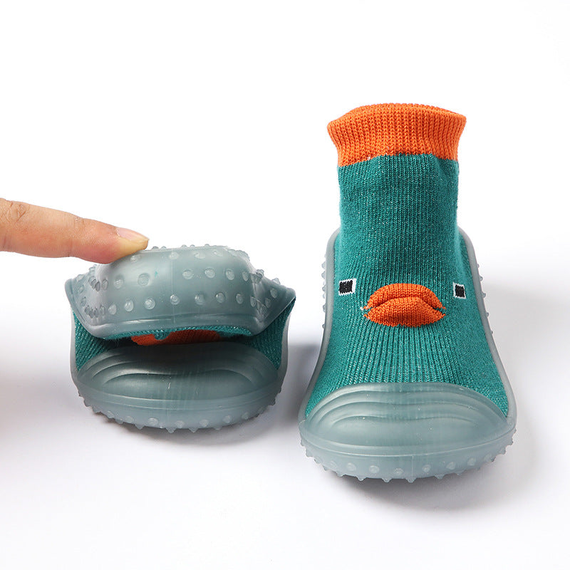 Baby Soft-Sole Animal Floor Shoes