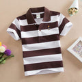 Kids' Striped Combed-Cotton Polo