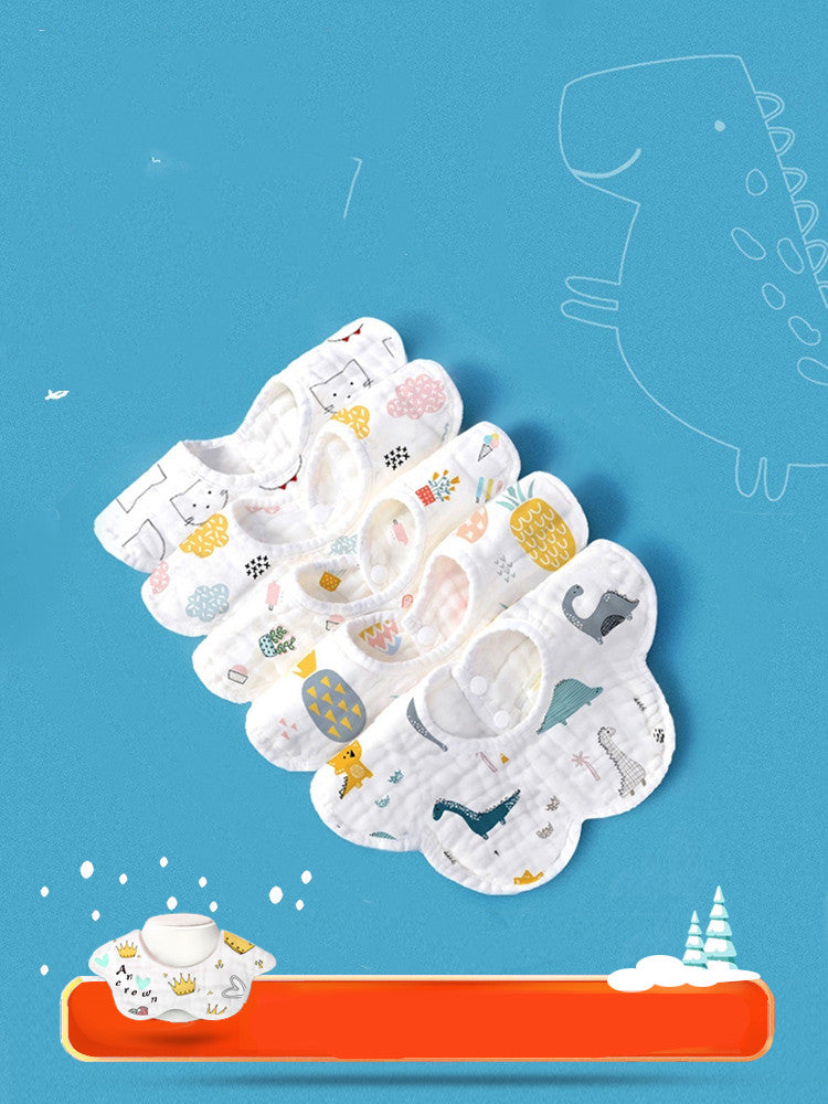 Rotating Petal Feeding Bib
