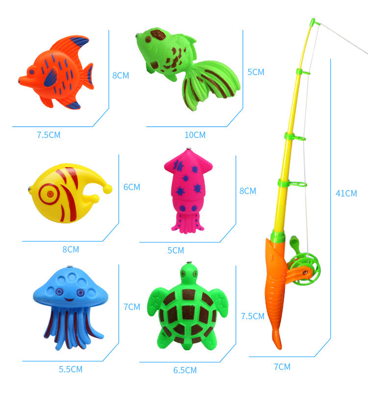 Bath Magnetic Fishing Toy Set