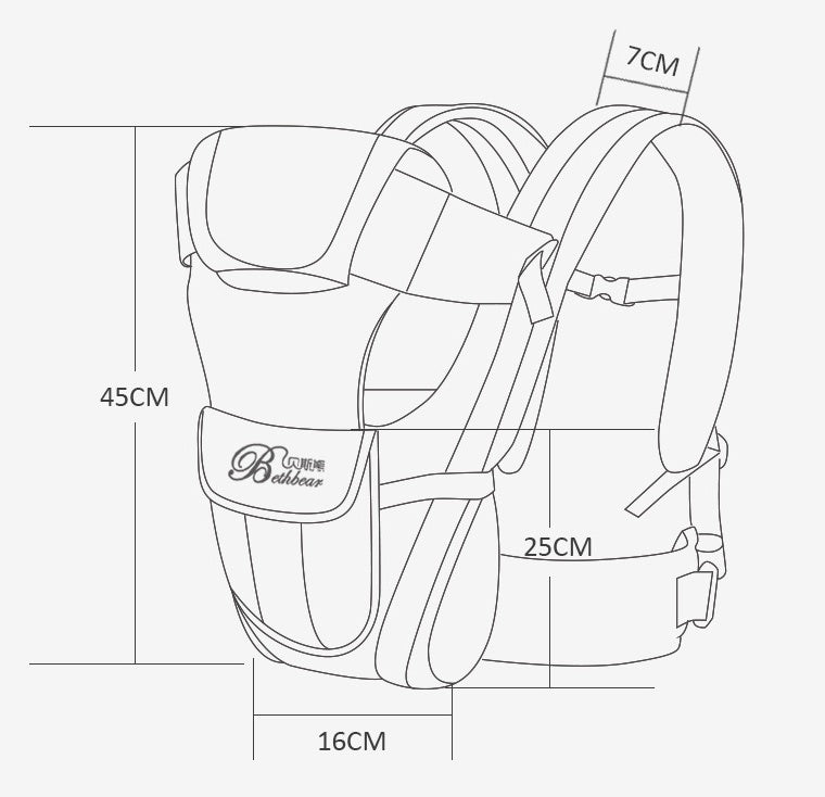 Ergonomic Hip-Seat Baby Carrier