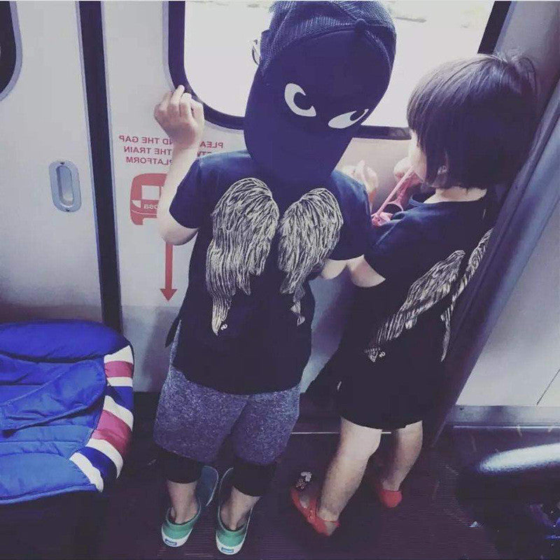 Kids' Angel-Wing Print Tee