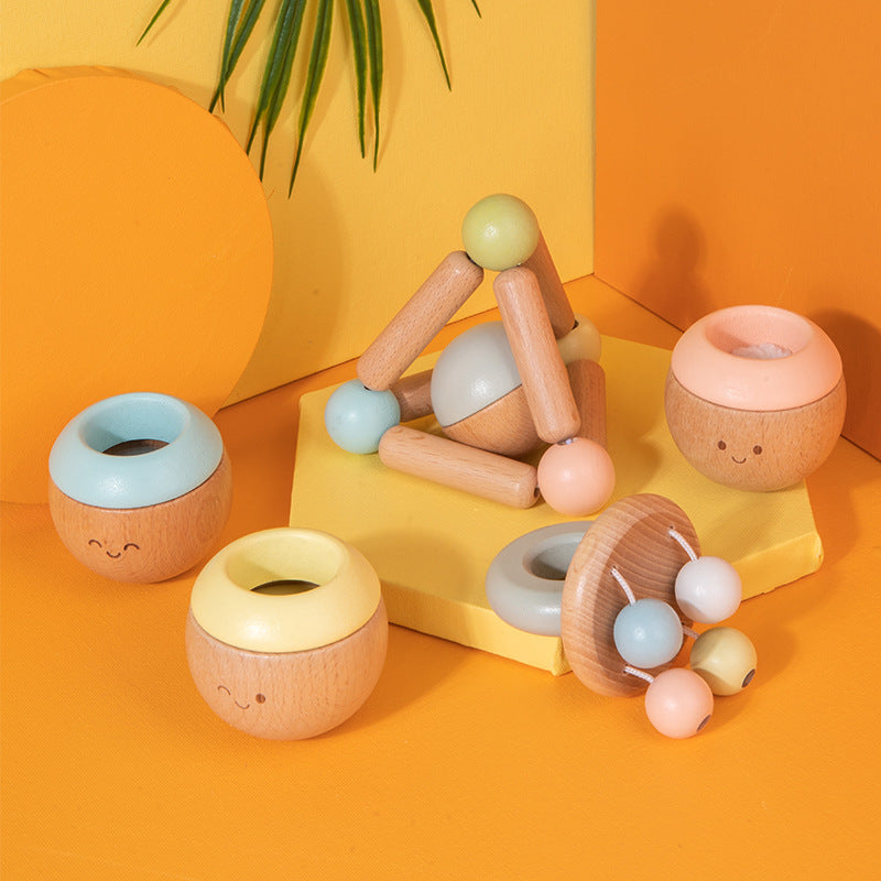 Beech Wood Sensory Tumbler Set (5-Piece)