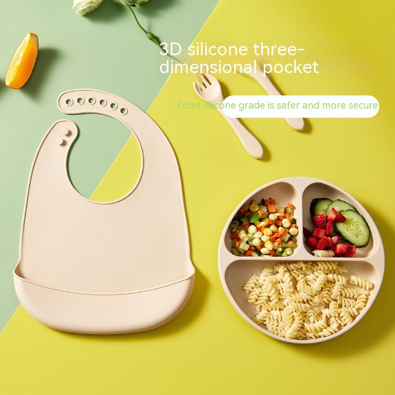 Thin Silicone Feeding Bib