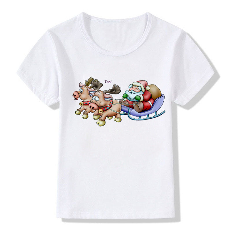 Kids' Christmas Cartoon Tee