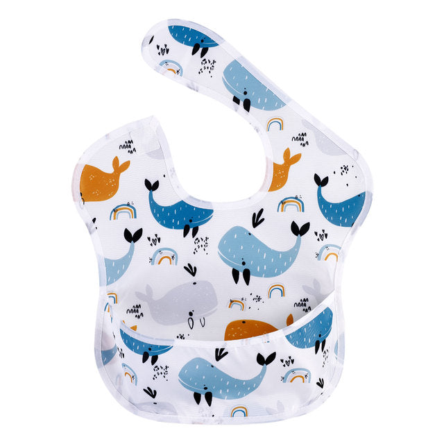 TPU-Coated Waterproof Baby Bib