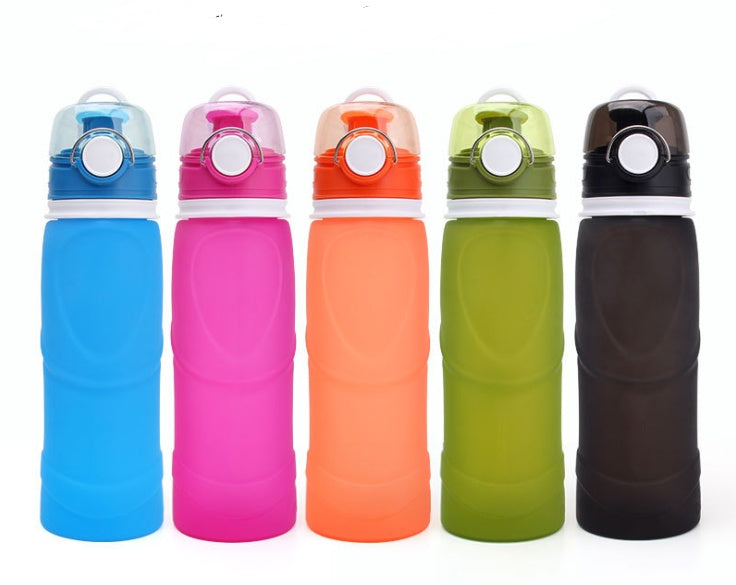 Food-Grade Silicone Folding Water Bottle
