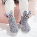 Baby Girl Coral Fleece Rabbit Socks