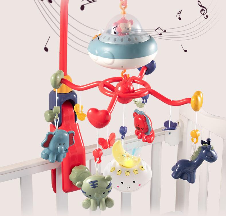 Musical Crib Mobile with Projection