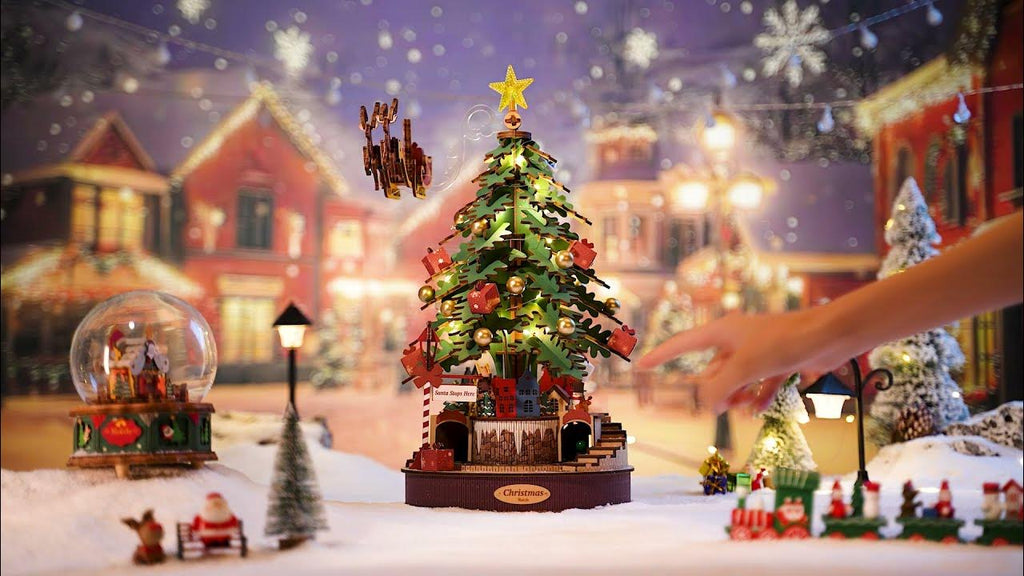 ROBOTIME 3D Christmas Melody Tree Puzzle