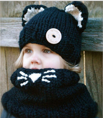 Baby Bear Hooded Scarf Hat