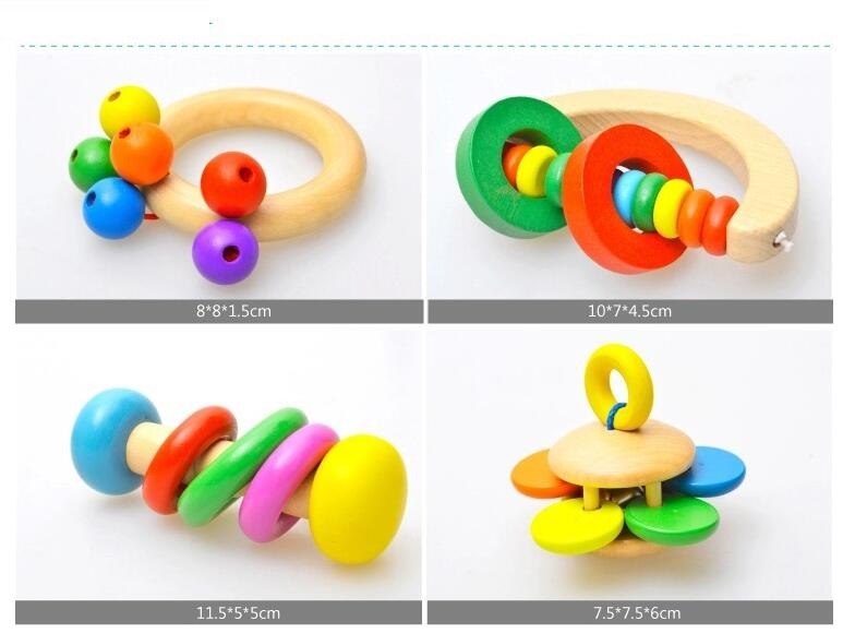 Wooden Hand Rattle
