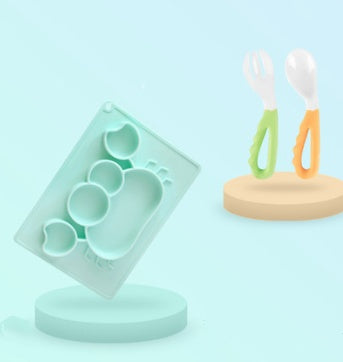 Silicone Suction Learning Bowl