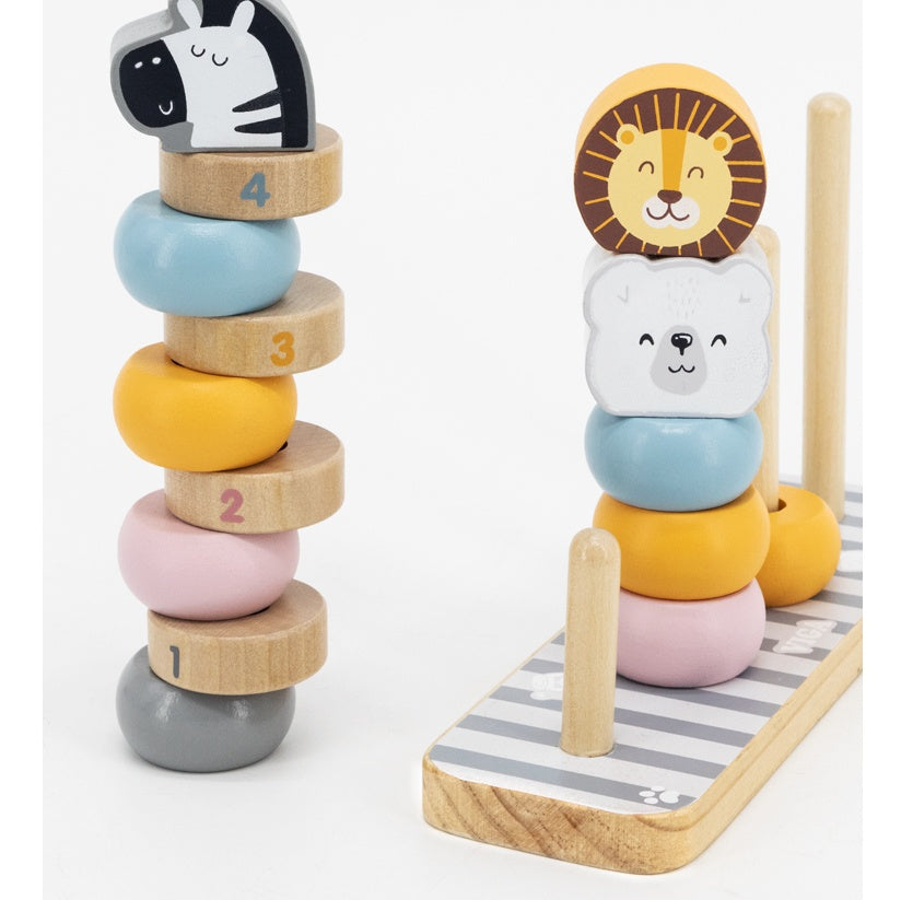 Wooden Animal Bead Blocks