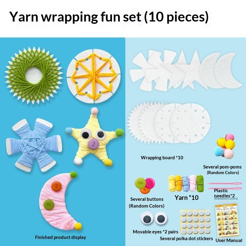 Kids' Yarn-Wrapping Craft Kit