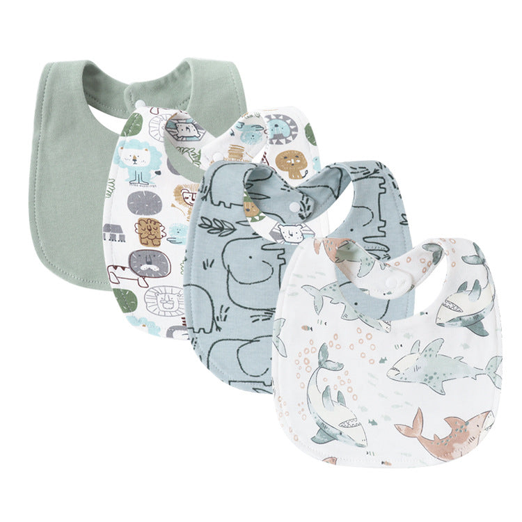 Pure Cotton Baby Bibs