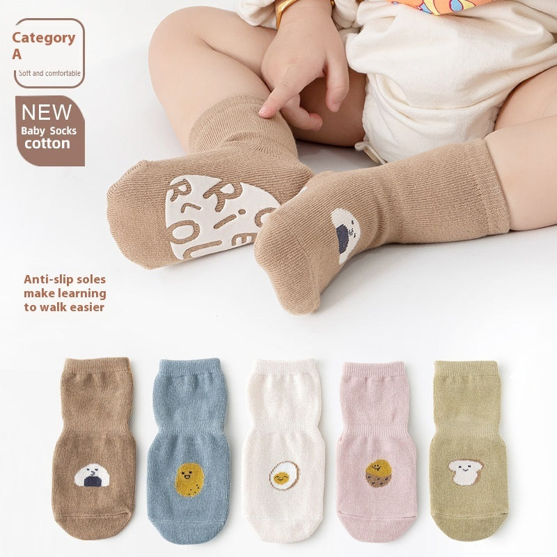 Kids' Cartoon Non-Slip Socks