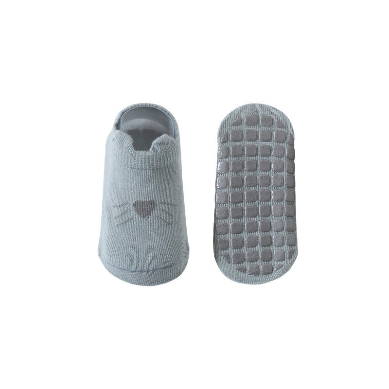 Baby Thin Combed-Cotton Boat Socks