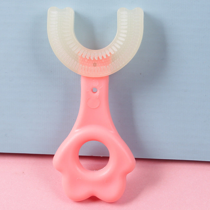 U-Shaped Silicone Baby Toothbrush