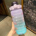 2-Liter Motivational Water Bottle