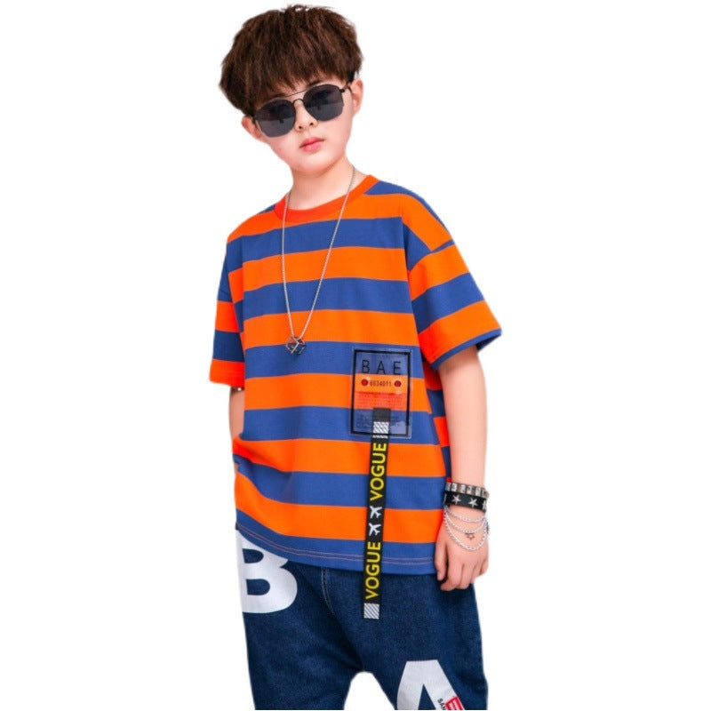 Big Boys' Striped Loose Tee