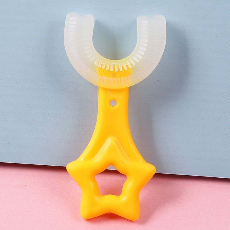 U-Shaped Silicone Baby Toothbrush