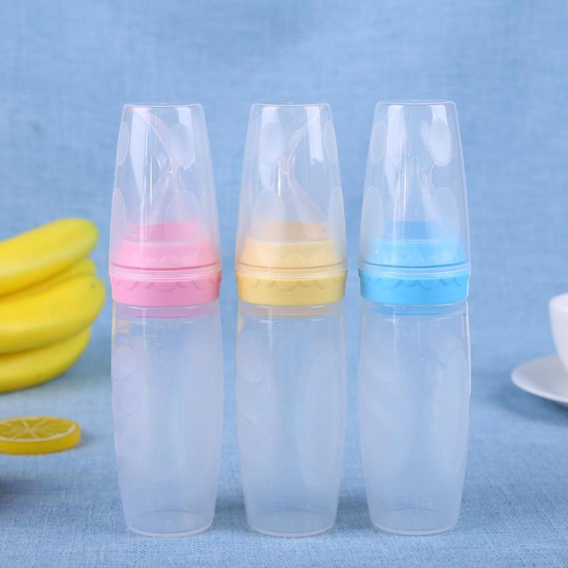 Silicone Squeeze Feeding Spoon