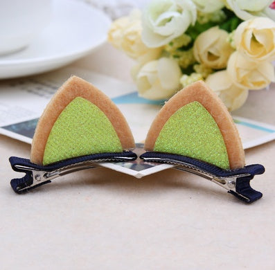 Girls' Cat-Ear Hair Clips