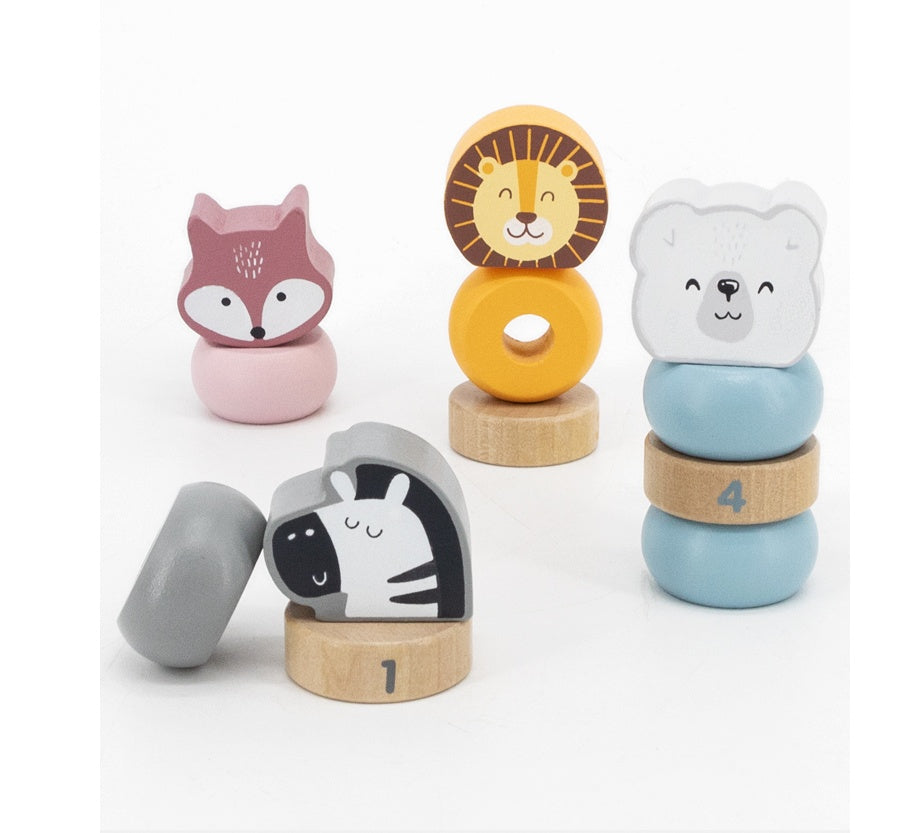 Wooden Animal Bead Blocks