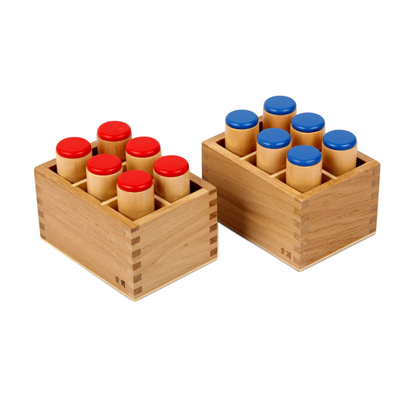 Wooden Sound-Matching Cylinders