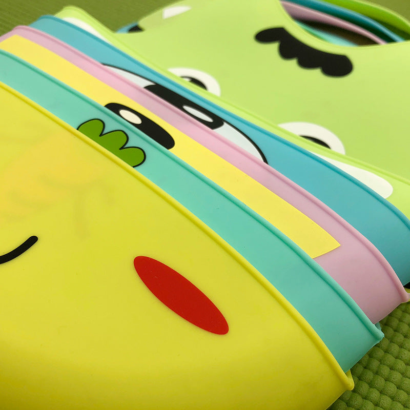Food-Grade Silicone Cartoon Bib