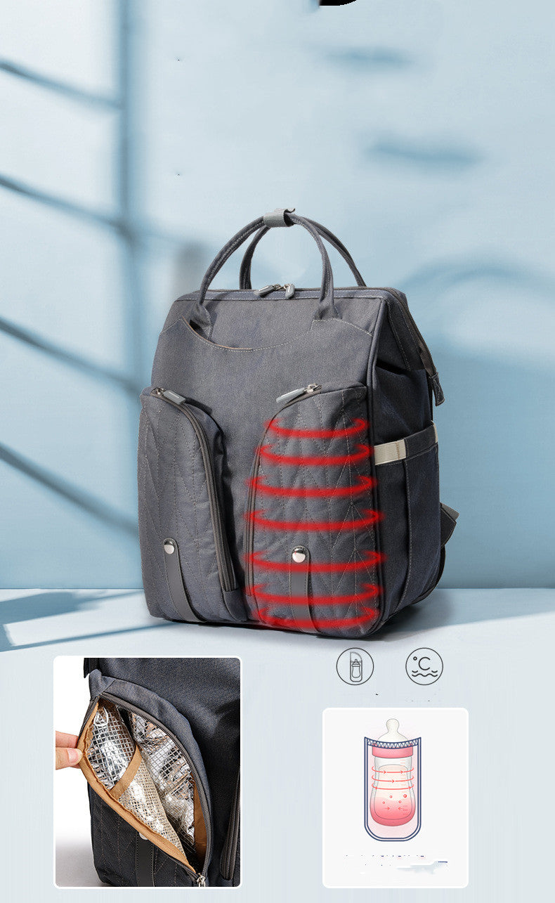 Portable Folding Crib & Diaper Bag