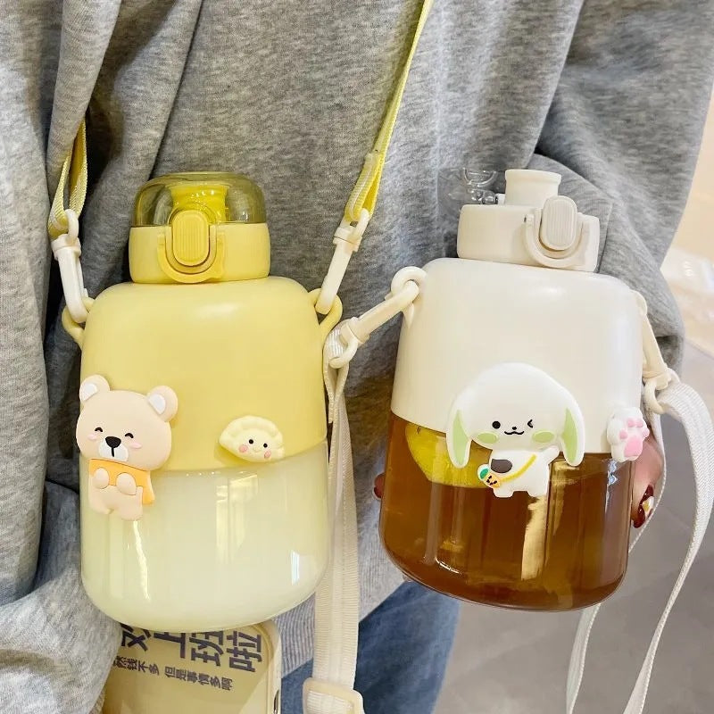 Girls' Cute Sports Water Bottle (700 ml)