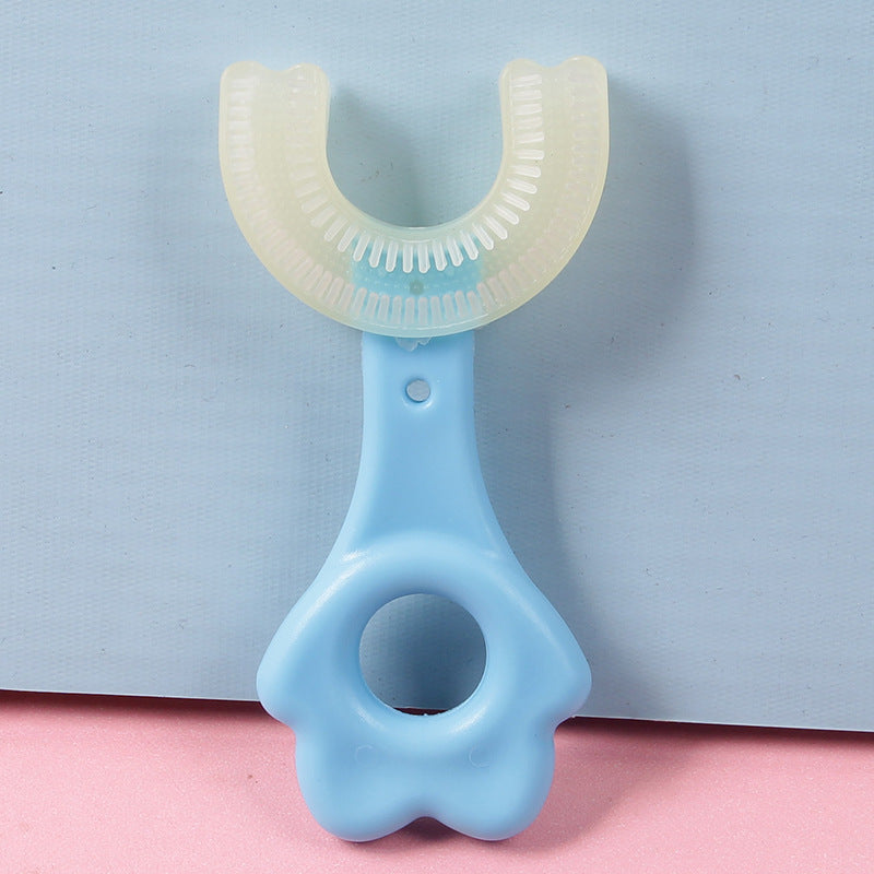 U-Shaped Silicone Baby Toothbrush