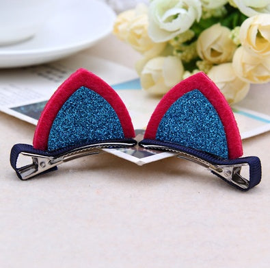 Girls' Cat-Ear Hair Clips
