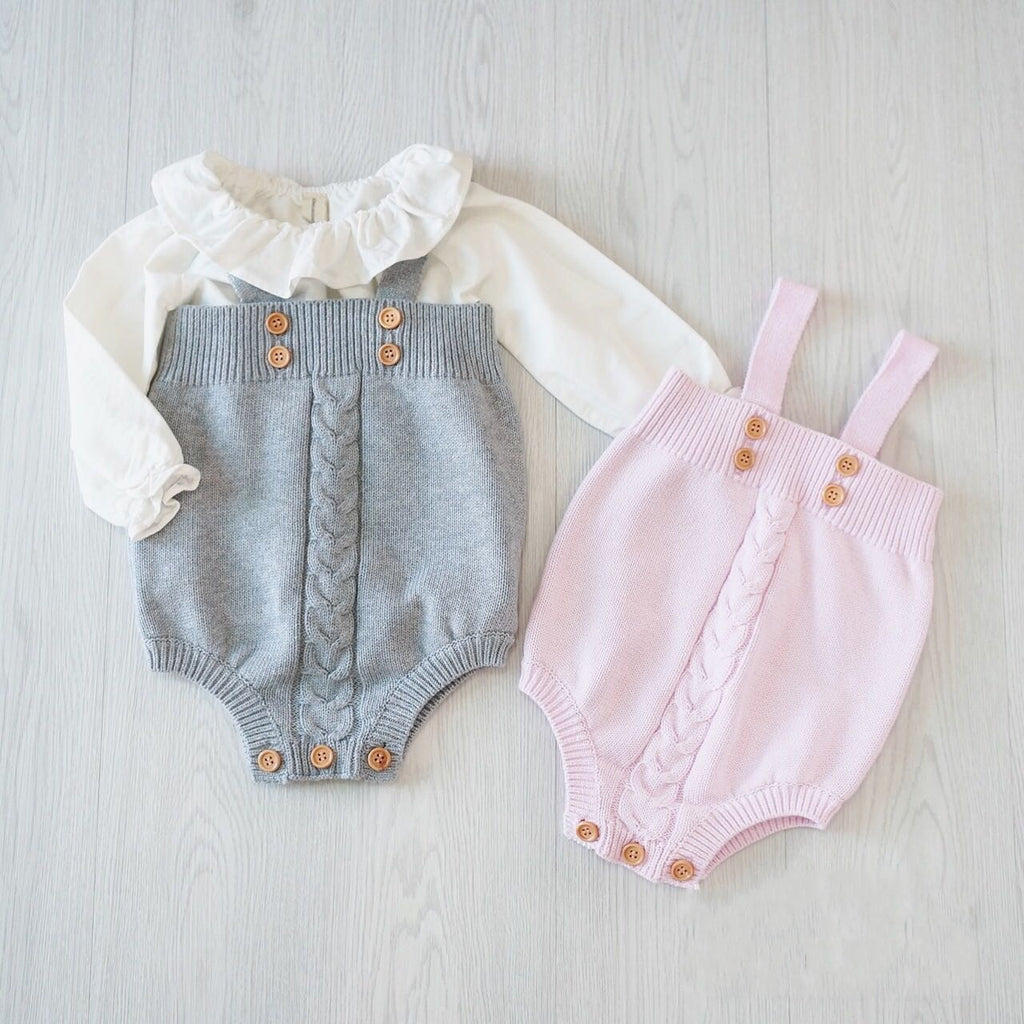 Baby Knitted Sleeveless Onesie