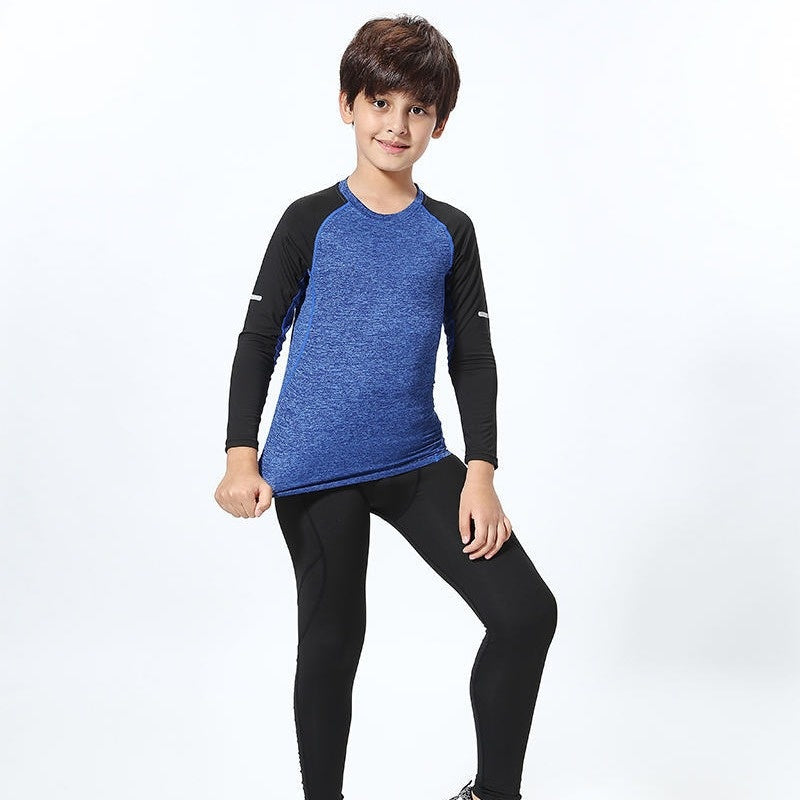 Kids' Color-Block Active Bodysuit Set