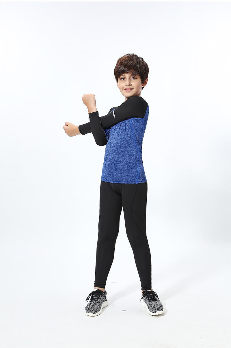 Kids' Color-Block Active Bodysuit Set