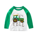 Kids' Car-Print Long-Sleeve Tee