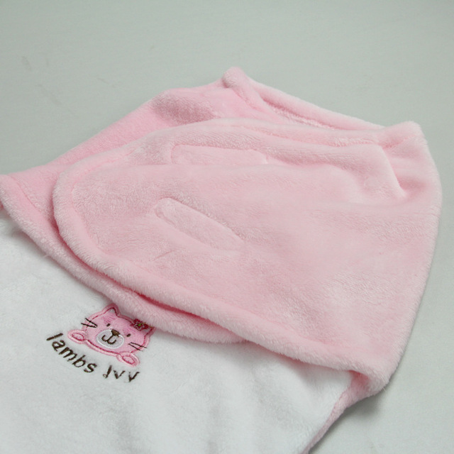Soft Embroidered Baby Swaddle