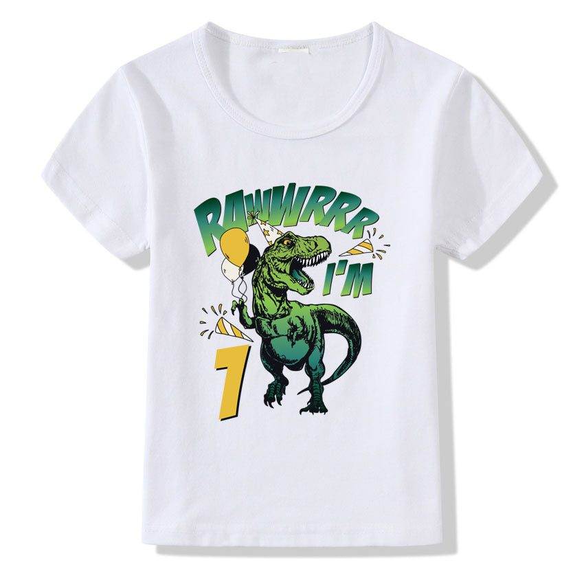 Kids' Birthday Number Tee