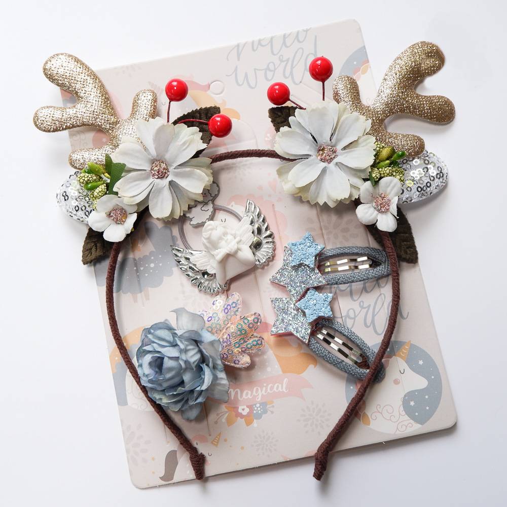 Kids' Christmas Hair Clips
