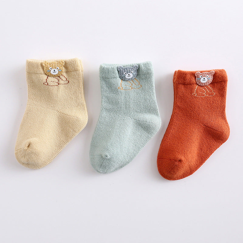 Baby Cartoon Boneless Cotton Socks