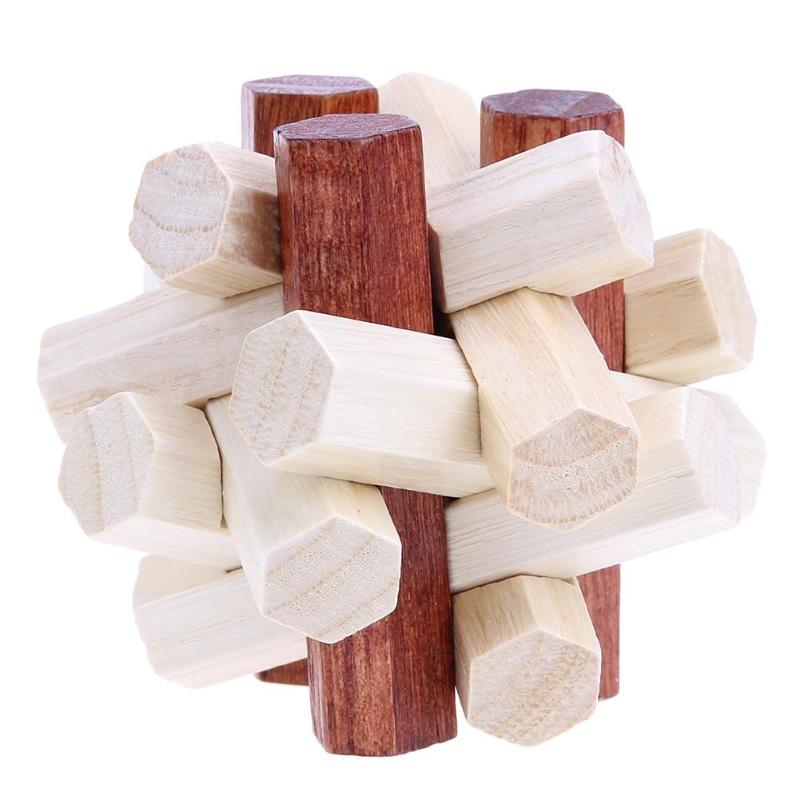 Luban Lock 3D Wooden Brain Teaser