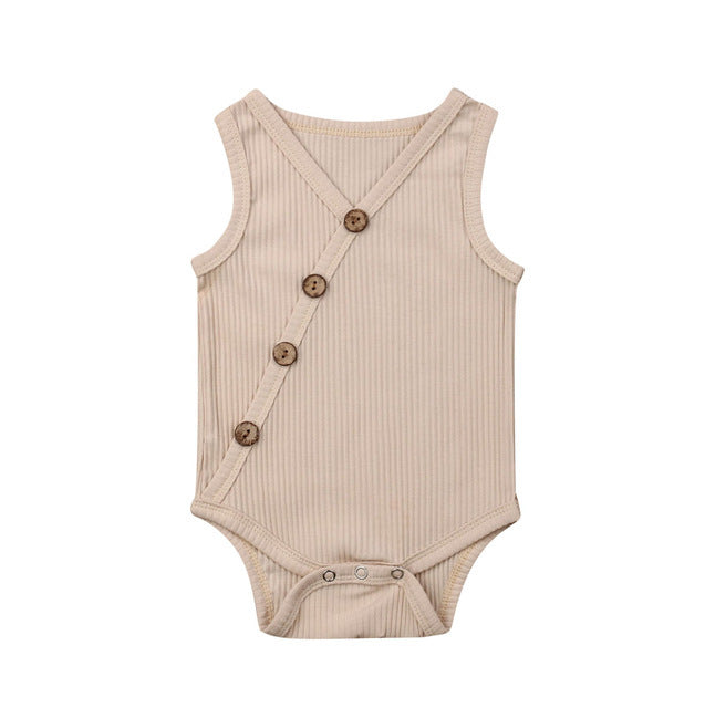 Newborn Natural-Cotton Bodysuit