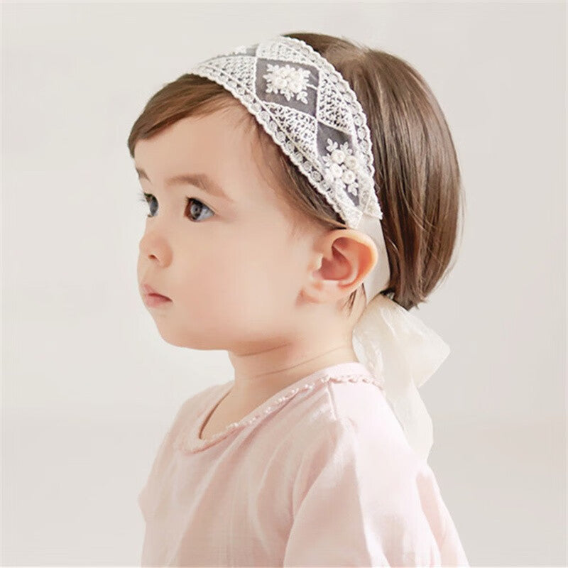 Baby Girl Lace Bow Headband