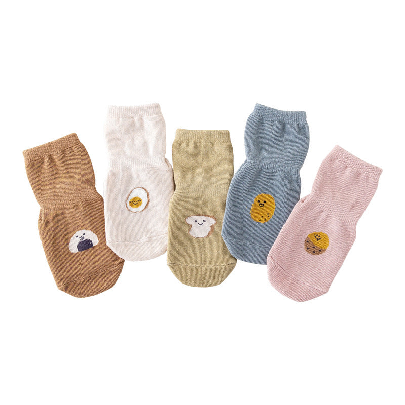 Kids' Cartoon Non-Slip Socks