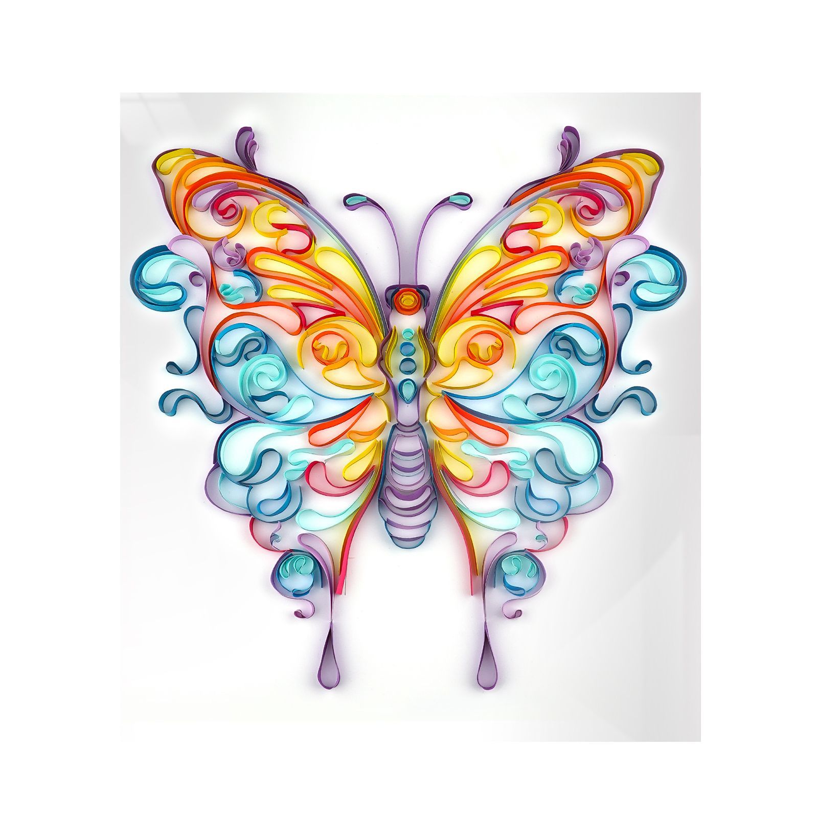 3D Quilling Paper Butterfly Craft Kit