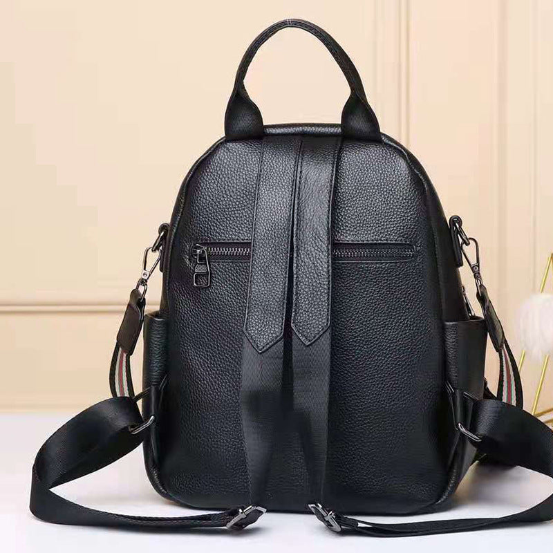 Women's Leather Fashion Backpack